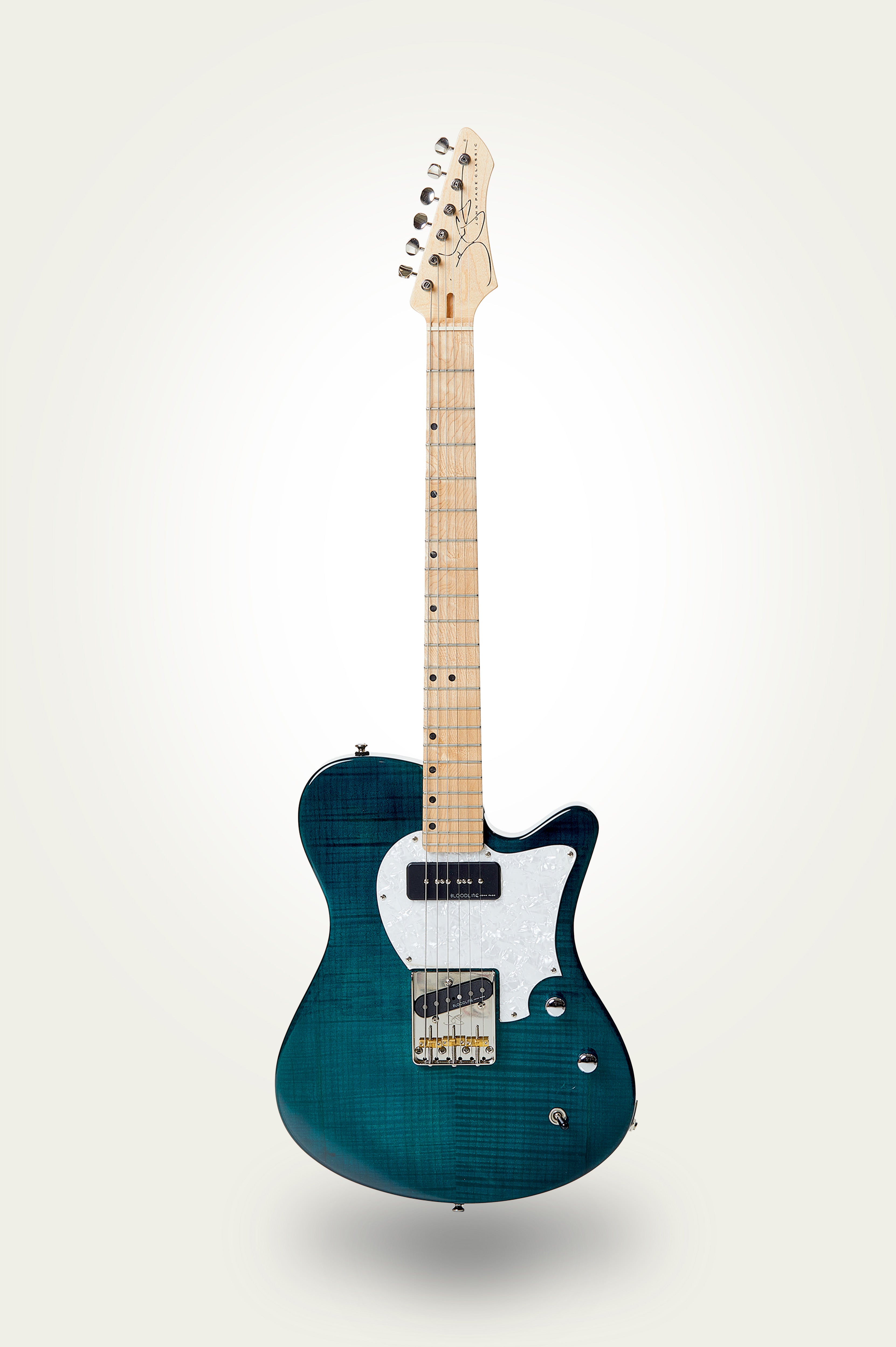 AJ Trans Aqua Mahogany full front view.