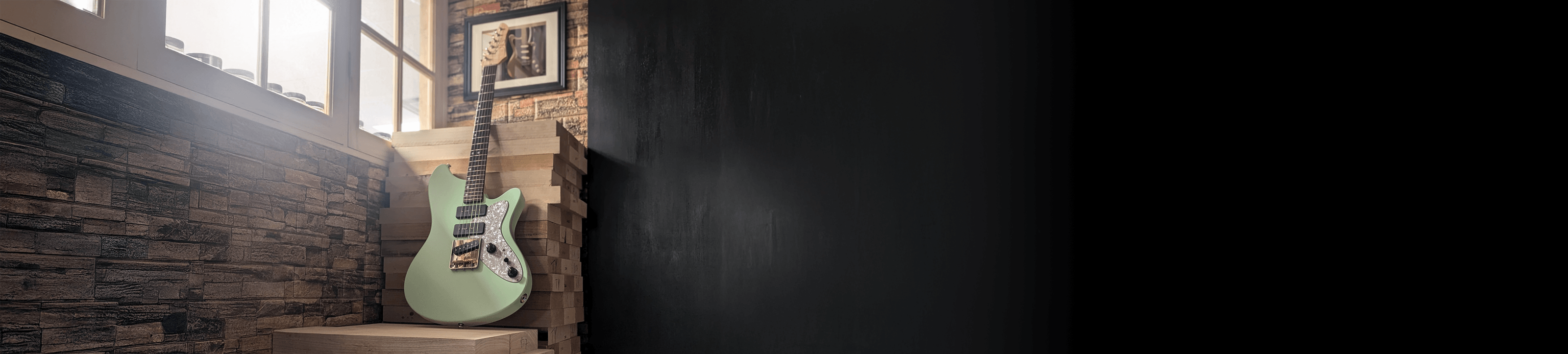 John Page Signature DL Retro Mint in the workshop