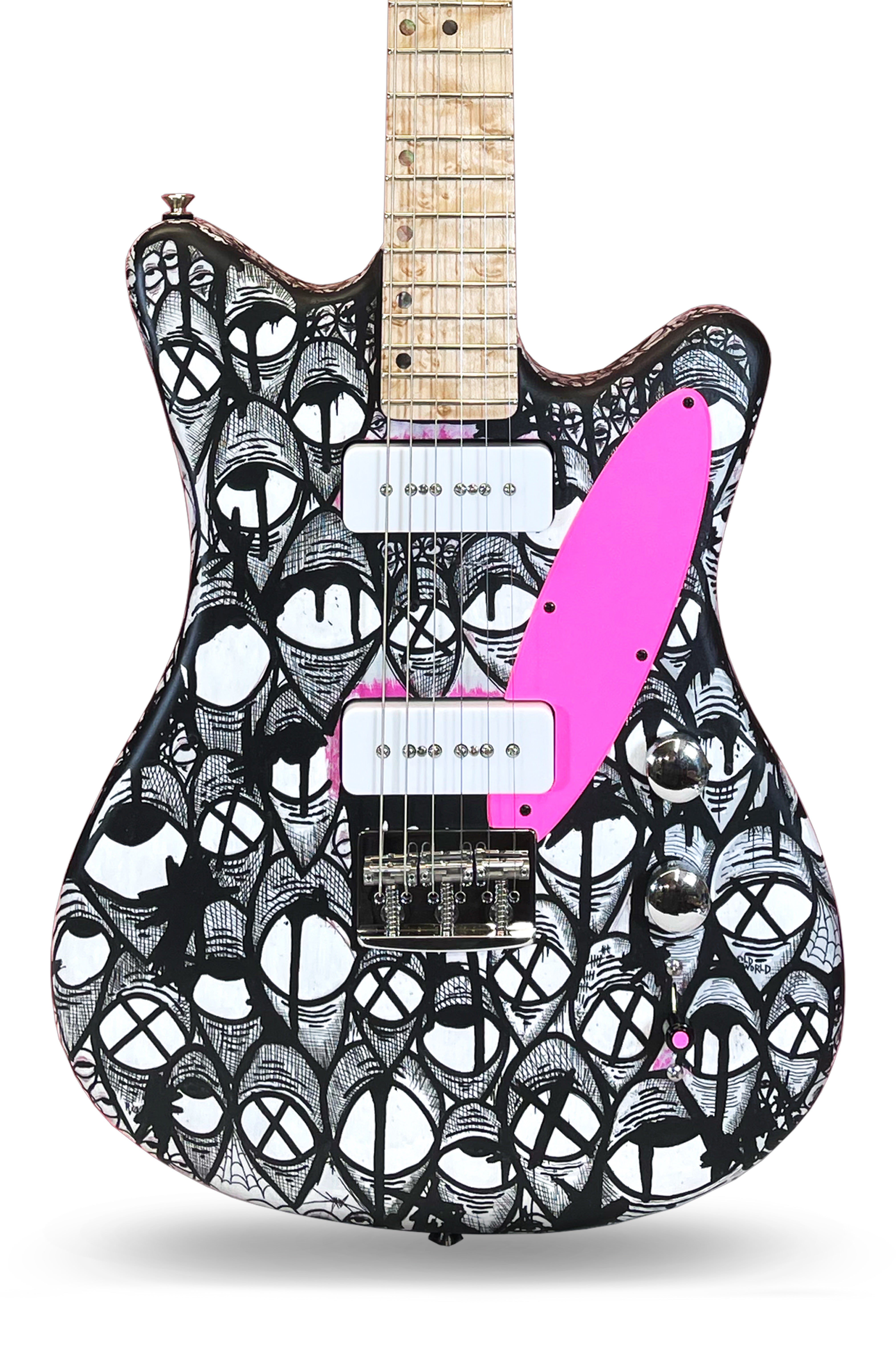 John Page x Yordan Sucks – Custom ML Collaborative Art Guitar