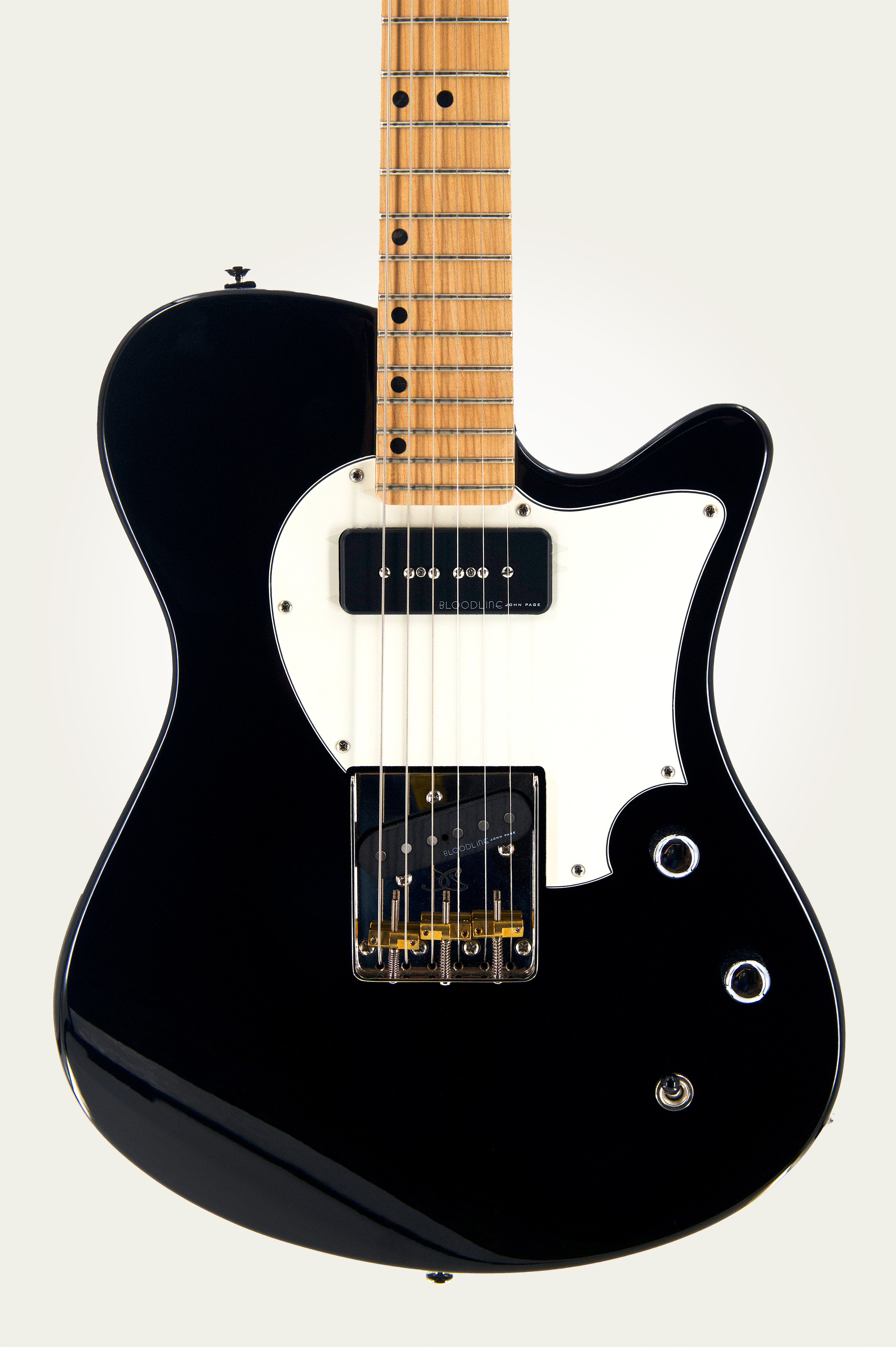 AJ Black Maple closeup of front body.