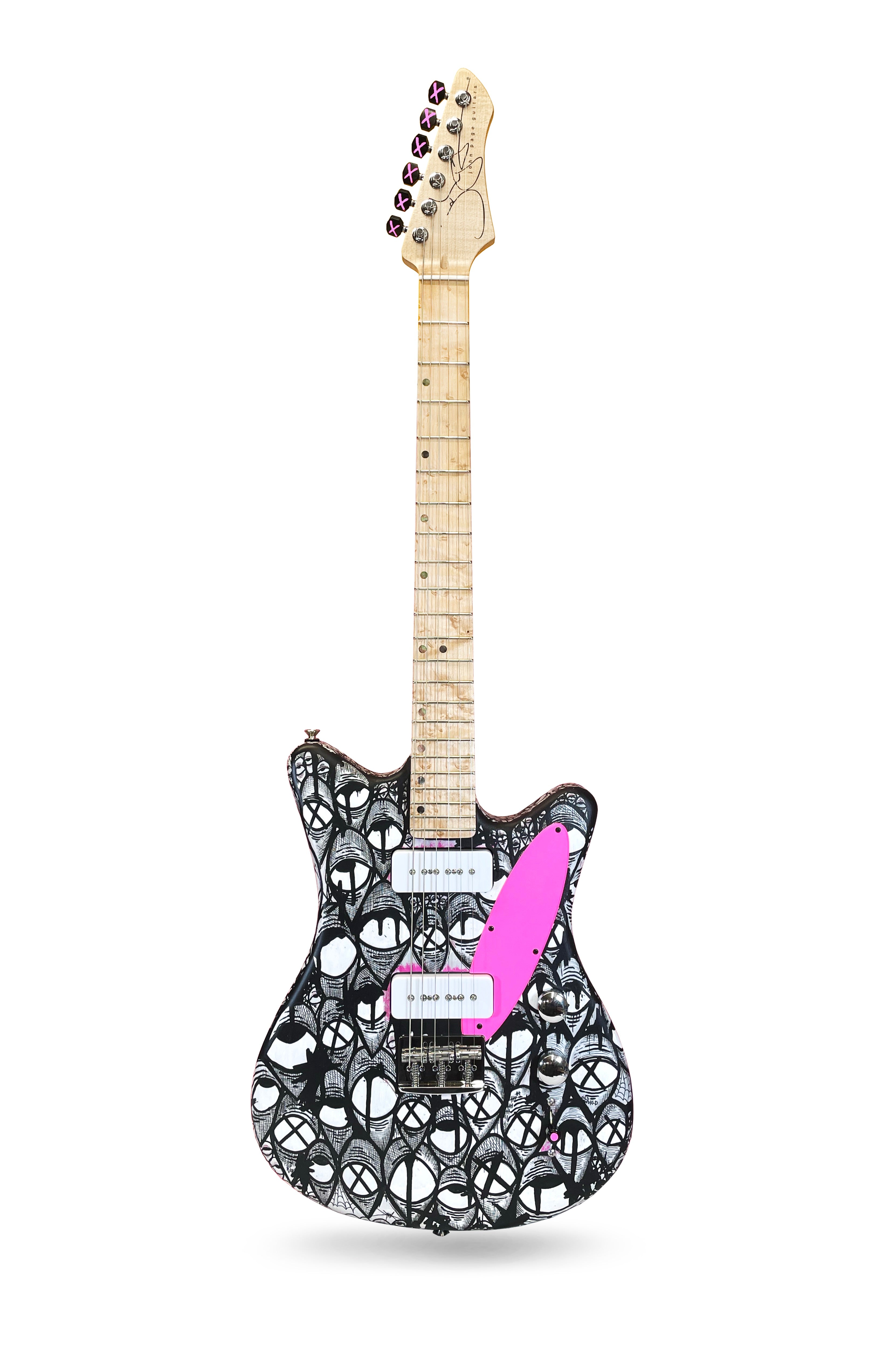 John Page x Yordan Sucks – Custom ML Collaborative Art Guitar